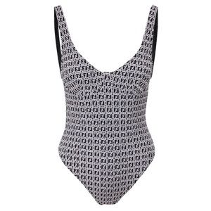 Authentic Fendi
Ff-Jacquard Low-Back Swimsuit Womens
